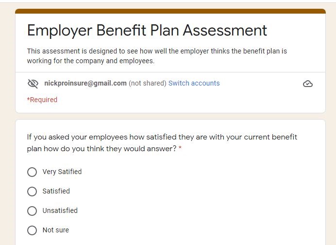 Employee compensation and benefit plan survey